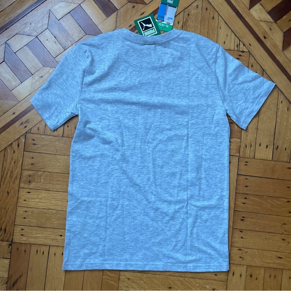 Puma Kids’ Gray Tee Shirt Sz 18-20 - Picture 6 of 9